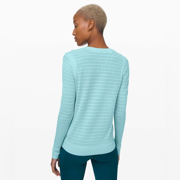 Lululemon Breeze By Long Sleeve *Squad - Sea Frost / Sea Frost - Picture 4 of 10